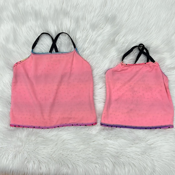 🌸Wonder Nation Rainbow Watermelon Swim Top Sizes M (7-8), XL (14-16) (TOP ONLY) - Picture 9 of 11